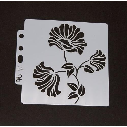 Creative flower Layering Stencils for Diy scrapbook/photo album Decorative Embossing coloring,painting stencil,home decor