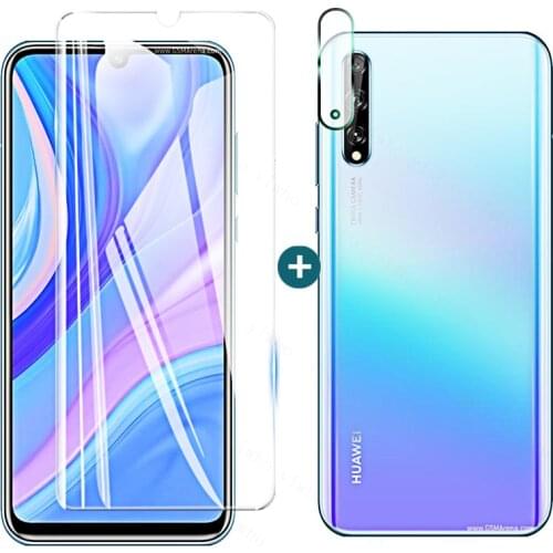 2in1 Protective Glass for Huawei Y8p Y5p Y7p Y6p 2020 Camera Lens Screen Protector Tempered Glas on Y 8p 5p 6p 7p 6s 9s Film
