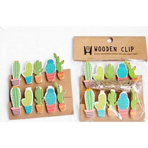 10pcs Christmas Decor Cute Anmal Groom Bride Natural Wooden Clips For Photo Clips Clothespin Craft Decoration Clips Pegs