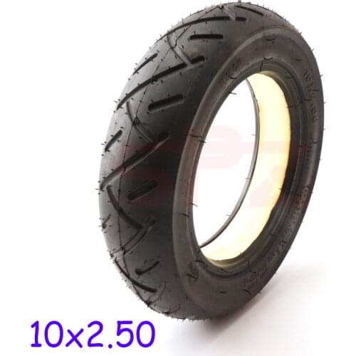 10x2.50 solid tire tubeless tire for Quick 3 ZERO 10X Inokim OX folding electric scooter 10 inch mini motorcycle