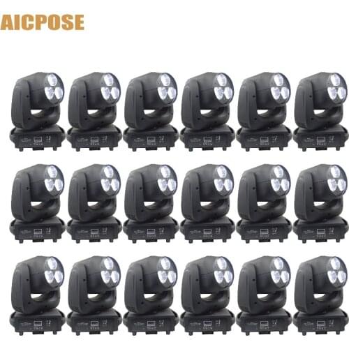 18pcs/lots 3x40W Moving Head Light RGBW 4IN1 LED Bee Eyes Beam Light With Zoom Stage Lights Show Party Wedding Light