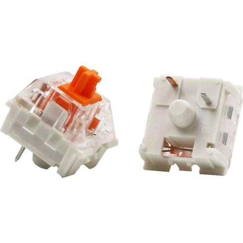 4 Pcs/lot Kailh Sherbet Switch RGB SMD Clickbar 45g Force Mx Stem Switch for Backlit Mechanical Keyboard 3pin Plate Mount