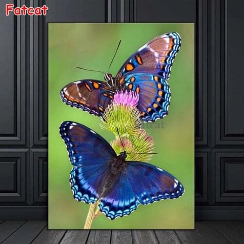 5D DIY Diamond Painting Full Square Animal Butterfly Diamond Embroidery Cross Stitch Mosaic Picture Of Rhinestones PP2300
