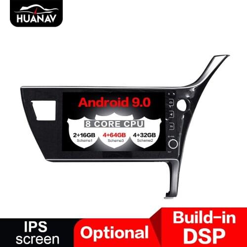 Android 9.0 Car DVD Player GPS navigation For Corolla Innova Crysta 2016+ RHD multimedia Car Auto radio stereo player head unit