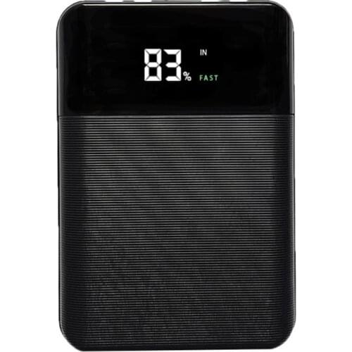 Power Bank Shell QC3.0 FAST Charge LCD 4x18650/18700/20700/21700 Battery Case