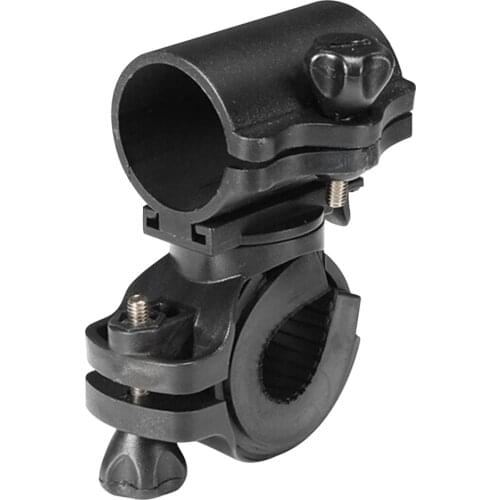 Bicycle Light Flashlight Bracket Bike Lamp Holder LED Torch Clip Headlight Pump Stand Quick Release Mount 360 Degree Rotatable