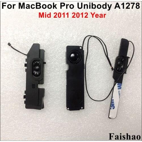 Faishao Genuine Left + Right Speaker with Subwoofer Louderspeaker Set for MacBook Pro Unibody 13.3" A1278 2011 2012 Year