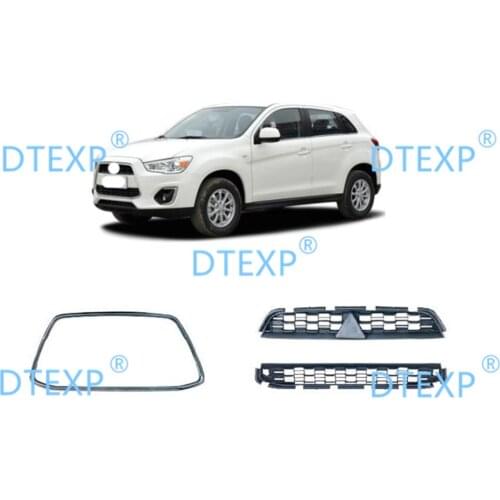 1 Piece 2013-2014 Chrome Grille Outlander Sport Bumper Net for ASX Rvr 6402a332 All Other Parts Available
