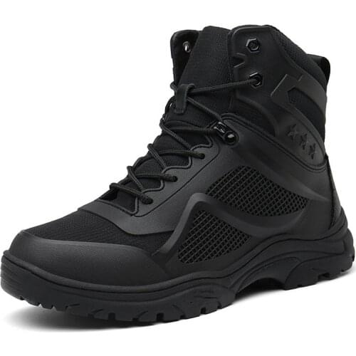 Tactical Sneaker Men Outdoor Hiking Male Antiskid Combat Military Boots Mountain Climbing Trekking Camping Training Sports Shoes
