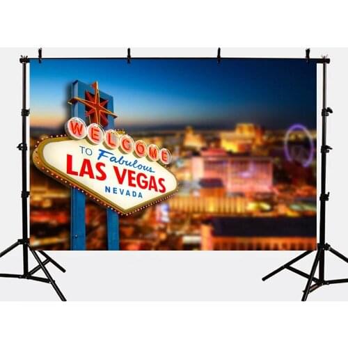 Mehofoto Las Vegas Birthday Theme Party Photo Backdrops Bokeh Background for Photography Studio Modern G-174