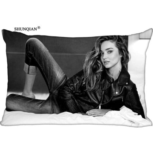 New Arrival Miranda Kerr Pillowcase Wedding Decorative Pillow Case Customize Gift For Pillow Cover 45X35cm(One Sides)