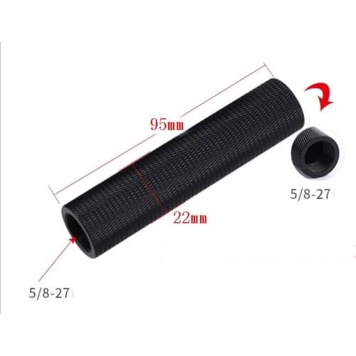 95mm (3.74 inches) Long Audio Mic Stand Thread Adapter 5/8-27 Female to 5/8-27 Female - Coupler tripod camera microphone