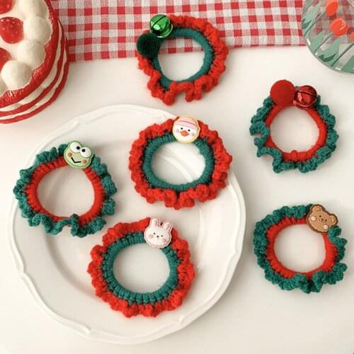 Cute Cartoon Elastic Hair Bands For Girls Hair Accessories Children Kids Hair Ring Head Rope Hair Styling Tools Hair Wear