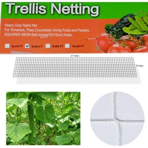 Trellis Netting Polyester Plant Climb Trellis Netting Support Space Saving Plant Climbing Net Gardening Accessories Wholesale