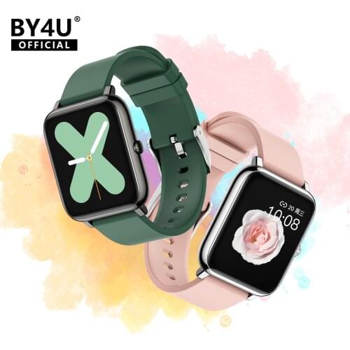 BY4U P20 Smart Watch Men Women Sport Clock GPS APP Fitness Tracker Heart Rate Monitor Sleep Monitor Smartwatch Android