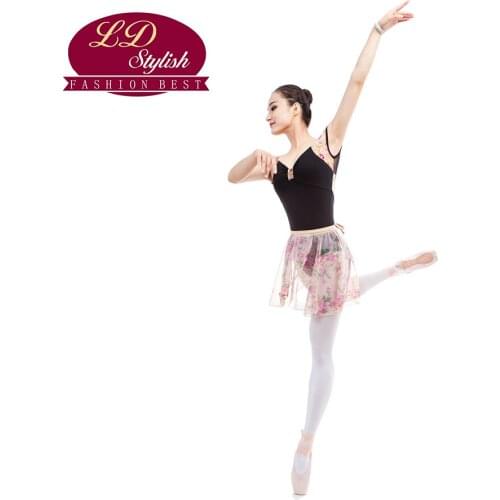 Adults Ballet Training Leotards Practice Clothing Stage Performance Competition Dance Skirt Female Dancewear Practice Dresses