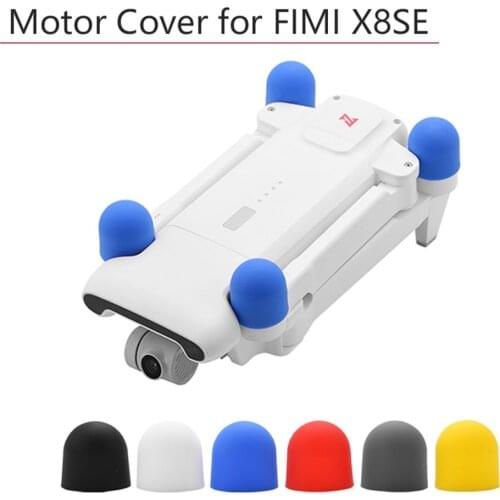 4pcs Guard Motor Cap Protective Motor Cover Protector for FIMI X8 SE 2020 Dustproof Silicone Case Drone Quadcopter Accessories