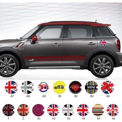Car Accessories Fuel Tank Cap Sticker Oil tank Decals For Mini Cooper Countryman R50 R52 R53 R55 R56 R57 R58 R59 R60 R61 R62