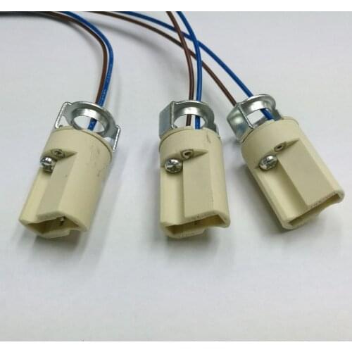 G9 Lamp Holder with 30cm Cable G9 Ceramic Lamp Socket Base 20pcs