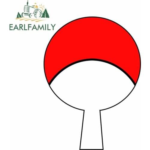 EARLFAMILY 13cm x 9.5cm for Ninja Uchiha Clan Symbol Scratch-proof Car Stickers Motorcycle Personality Vinyl DIY Anime Decal