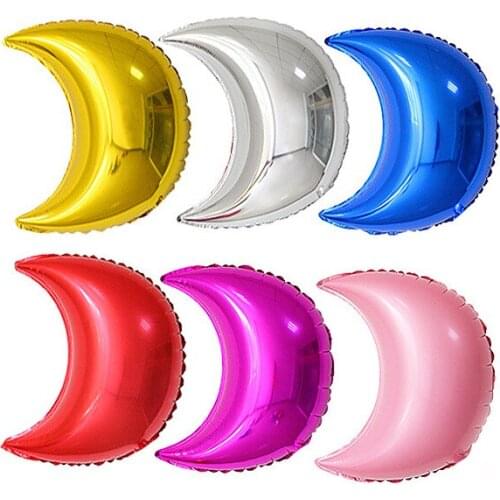 Toy balloon 36 inch moon aluminum foil balloon baby birthday party party atmosphere decoration aluminum foil balloon