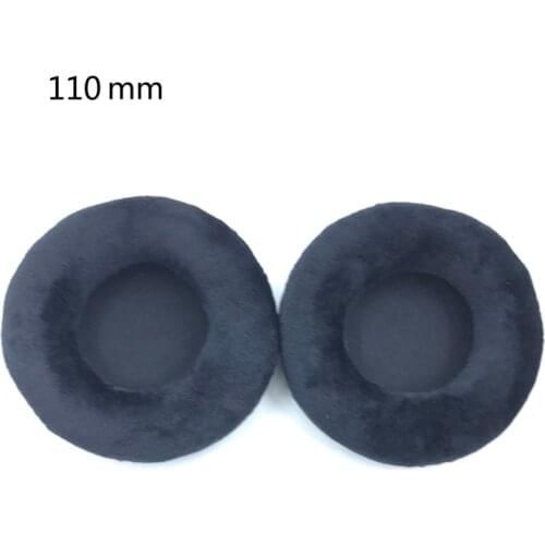 1 Pair Velvet Earmuff Ear Cushion Pads 70mm 60mm-110mm For Earphone Headphones WXTB