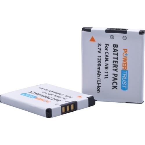 2Pcs 3.7V 1200mAh NB-11L NB 11L NB11L Battery Pack for Canon PowerShot Camera
