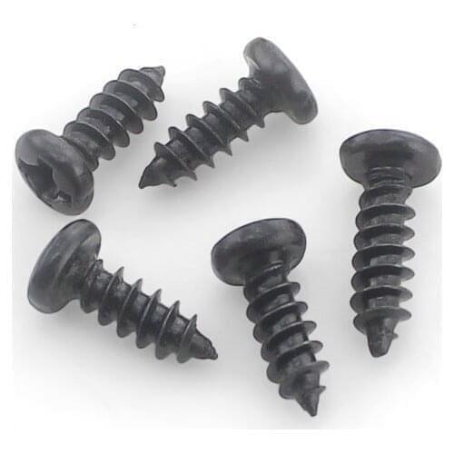 200PCS-M1.2*3/4/5 Phillips Head Tapping Screws Pan Head Self Tapping Screws