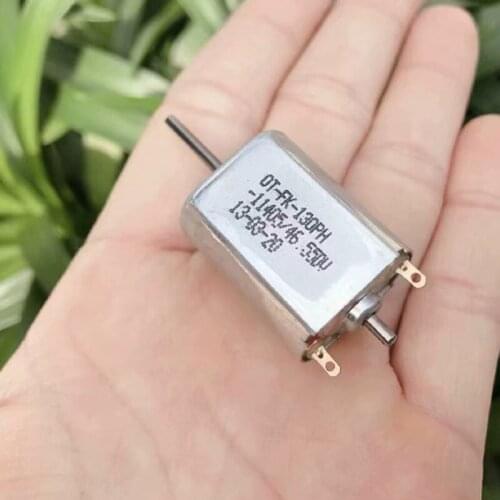3-12V Micro DC Motor Double Output Shaft 130 Motor OT-FK-130PH Carbon Brush XD
