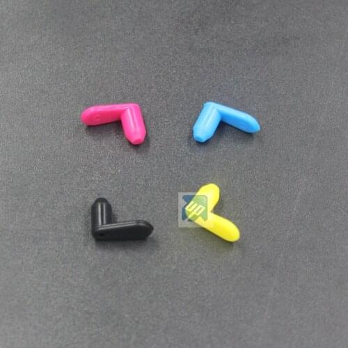 300pcs 4 colors High quality color rubber plug for ink cartridge / CISS accessories and parts drop shipping