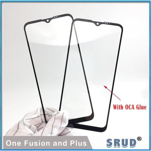 5Pcs LCD Outer Lens Front Glass + OCA Glue For Motorola Moto One fusion plus Touch Screen Front Glass Panel Replacement