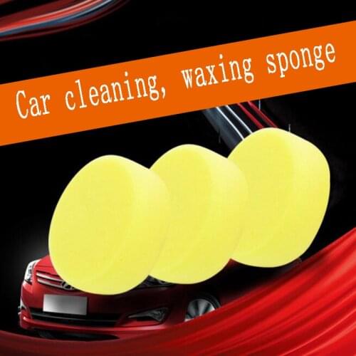 6pcs Clean Buffer Car Cleaning Soft Vehicle Accessories Foam Applicator Car Wax Sponge Dust Remove Auto Care Polishing Pad