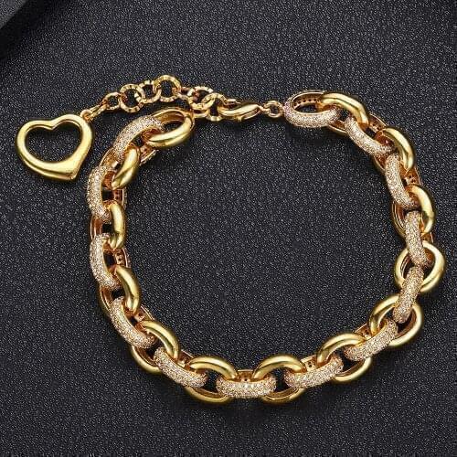 Accking Luxurious AAA Zircon Elements hemp rope shape Crystal Bracelet Fashion Jewelry Made with Wholesale