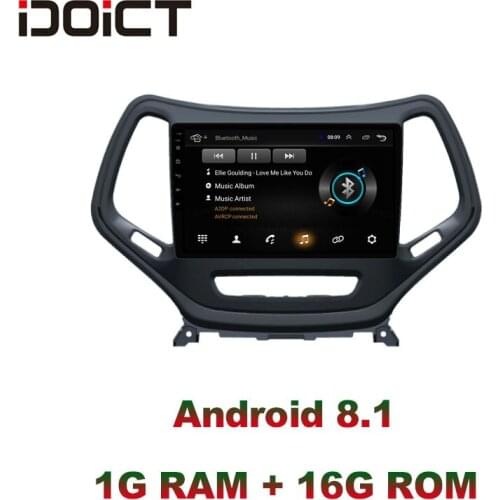 IDOICT Android 8.1 Car DVD Player GPS Navigation Multimedia For JEEP Cherokee Radio 2016-2017 car stereo wifi