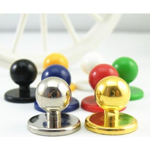 Free shipping 100pcs/lot Restaurant hotel plastic chef buttons black and white work clothes chess button round buttons