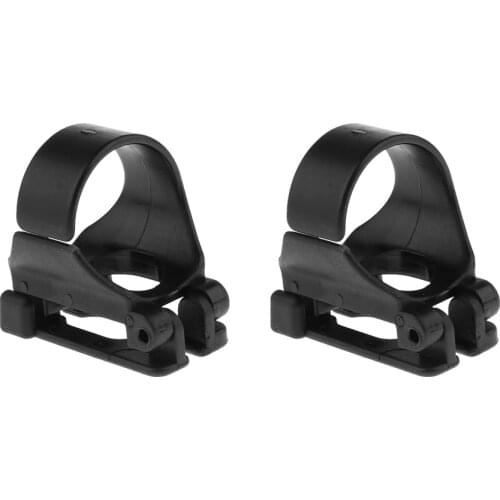 2 Pieces Quick Release Plastic Snorkel Clip Keeper 1' Universal For Attaching To Mask Strap Swimming Diving Accessories