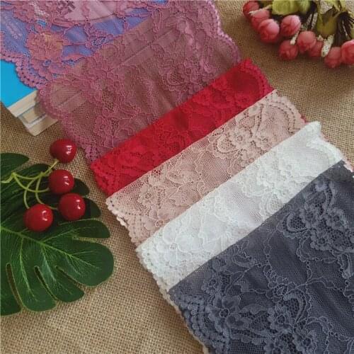 E2070 19.5cm Lace nylon stretch lace edge curtain lace wedding dress decorative handmade DIY