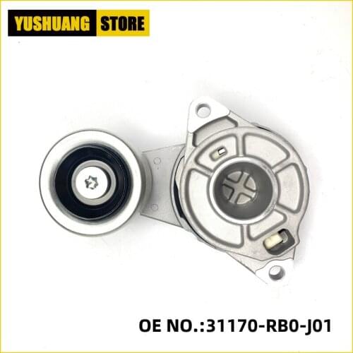 Engine Generator Compressor Belt Tensioner For Honda JAZZ FIT CITY 2009 2010 2011 2012 2013 2014 OEM# 31170-RB0-J01