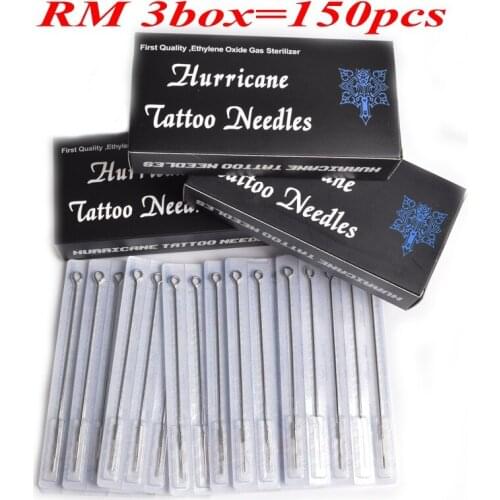 Disposable Sterile Standard Tattoo Needles Round Magnum Needles Agujas Microblading Naalden for Tattoo Machine Grips