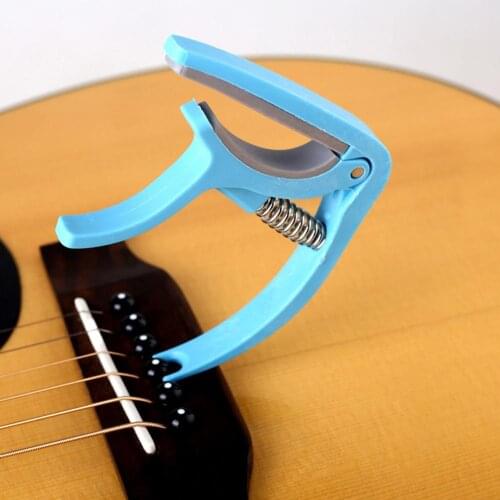 High Quality ABS Metal Metal Guitar Capo Quick Change Clamp Key Acoustic Classic Guitar Capo Tone Adjusting Guitar Parts Capo
