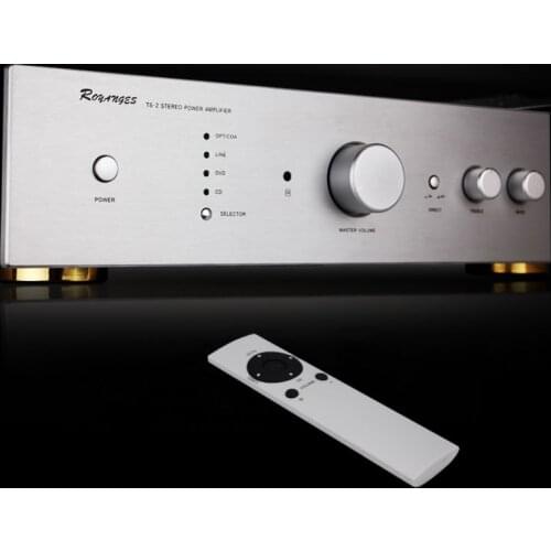Hot new ROYANGES TS-2 HiFi power amplifier Fever hifi 2.0 home amp with remote control imported components new tube amplifier 20