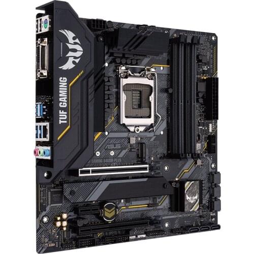 TUF GAMING B460M PLUS motherboard supports 10500/10400/10400F CPU