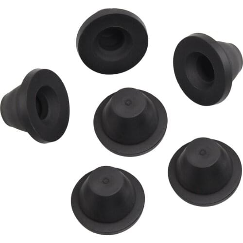 Motorbike Black Rubber Side Cover Grommets For 96-07 Harley Touring FLHT FLHR FLHX FLTRX Ultra Motors