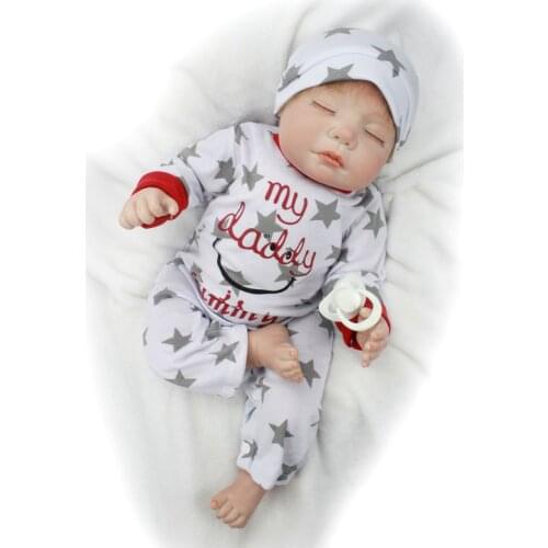 Otarddolls 55cm sleeping doll for girls toys handmade 22inch silicone reborn doll lifelike baby dolls toy for kids free shipping