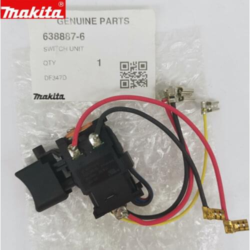 Makita 638887-6 Switch For HP457D DF457DWE DF457D HP347D DF347D HP457 DF347DWE