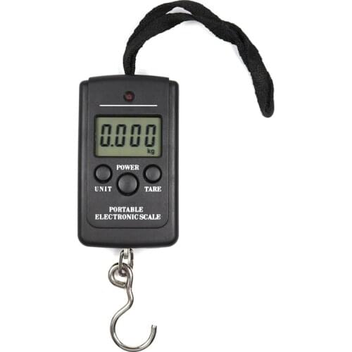 40KG Portable Electronic Fish Scale Carp Fishing Weight Hook Scale Pocket Digital Fishing Tools