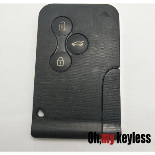 Keyless Entry Remote control key for renault megane smart transponder 433mhz chip key