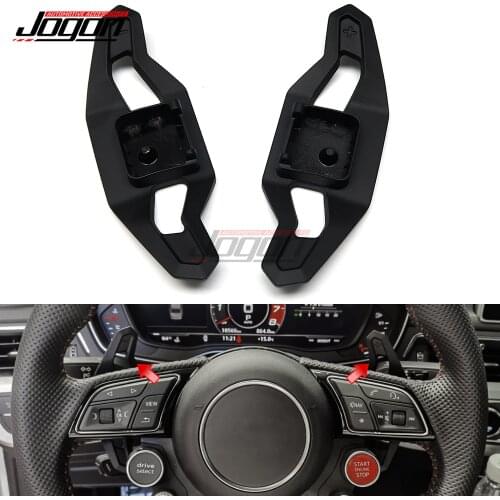 Steering Wheel Replace Paddle Shifter Cover Trim For Audi A4 B9 S4 A5 S5 2020-2021 Q3 E-TRON 4K 2019-2021 Car Accessories