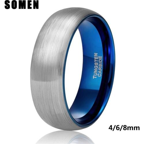 SOMEN TUNGSTEN Silver Rings For Men
