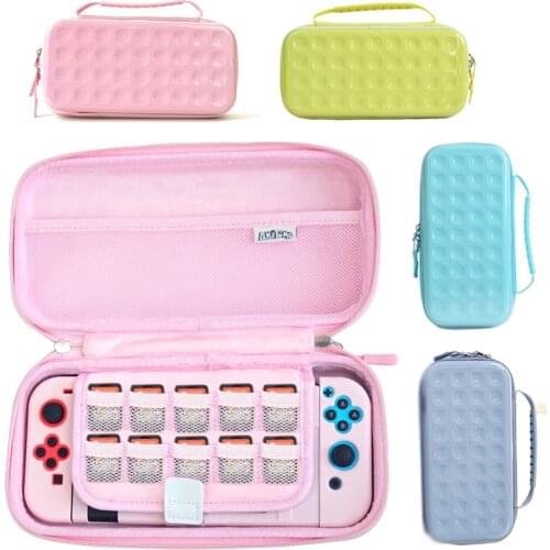 Switch Storage Bag Hard Shell Housing Double Zipper Carrying Bags for Nintend Waterproof Lightweight Case Games Pochette